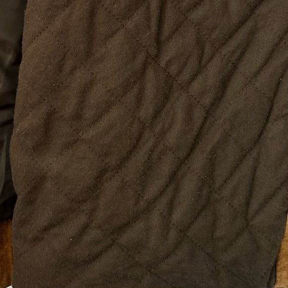 GAP‎ Men’s VINTAGE Suede Leather Jacket Sherpa Lined Camel Full Zip Pockets L - Picture 12 of 16